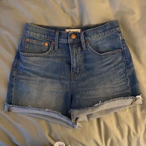 Madewell Denim High Rise Shorts - 26